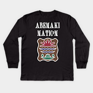 Abenaki - Nation Kids Long Sleeve T-Shirt